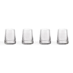 Gatsby Set of 4 Ripple Glass Tumblers - Smoked - DUSK