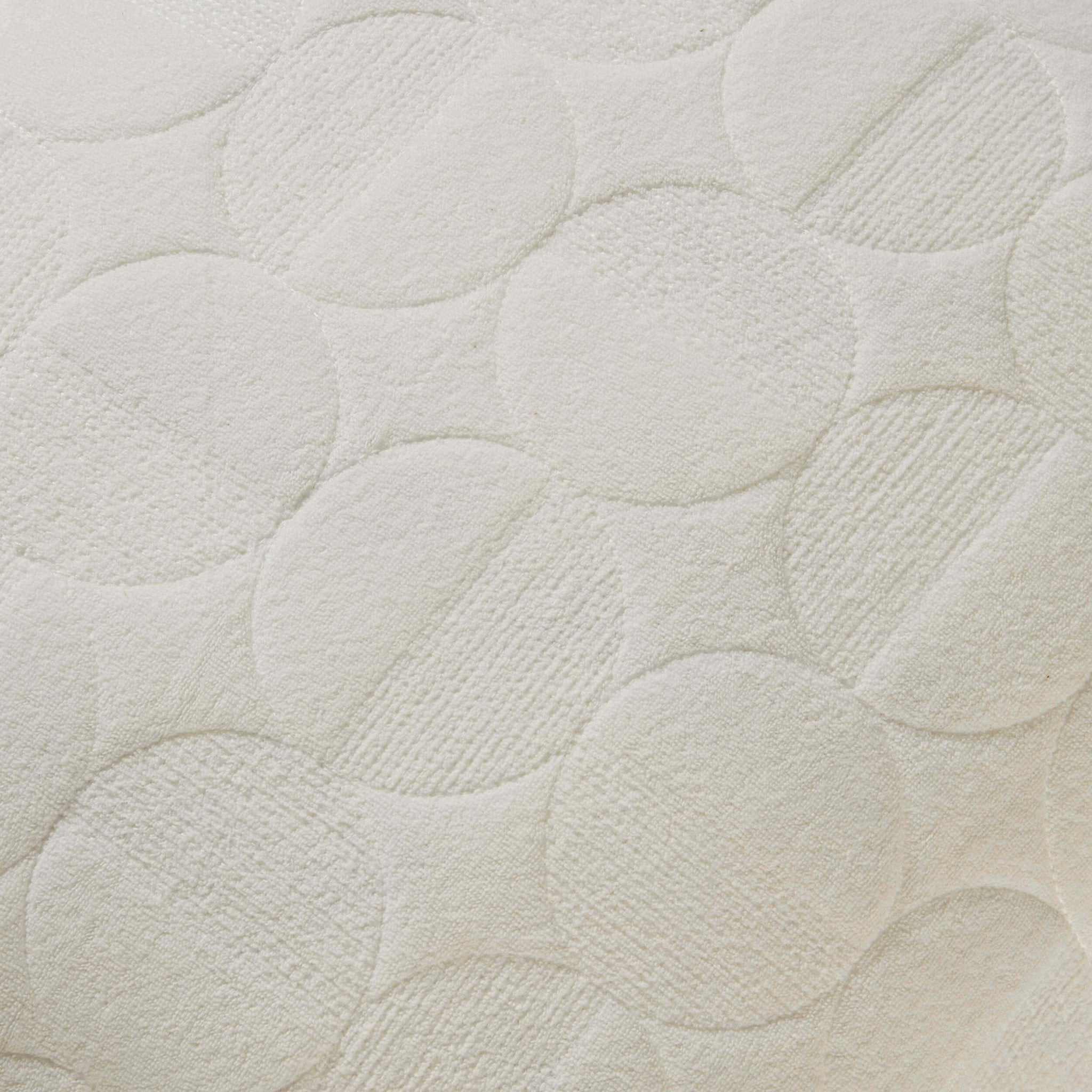 Geometric Embossed Cushion Cover - White - DUSK