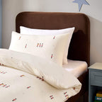 George 100% Cotton Patriotic Duvet Cover & Pillowcase set - White - DUSK