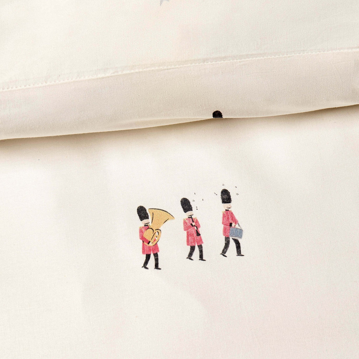 George 100% Cotton Patriotic Duvet Cover & Pillowcase set - White - DUSK