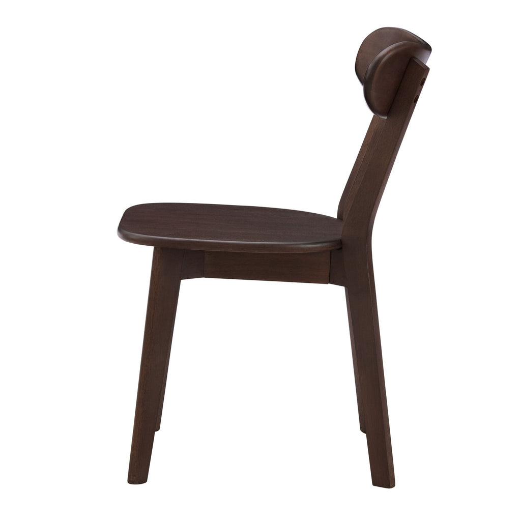 Georgia Set of 2 Dining Chairs - Walnut - DUSK