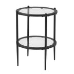 Glass Round Side Table - DUSK