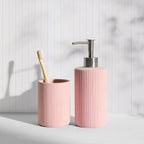 Hadley Sand Effect Soap Dispenser - Pink - DUSK