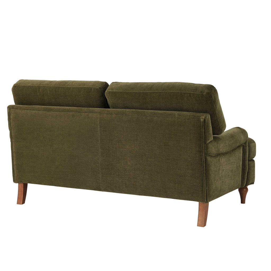 Hampshire 2 Seater Sofa - Chenille Olive - DUSK
