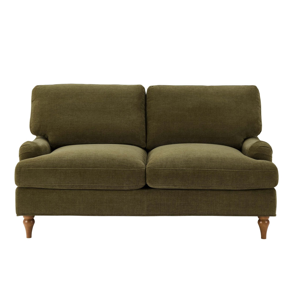 Hampshire 2 Seater Sofa - Chenille Olive - DUSK