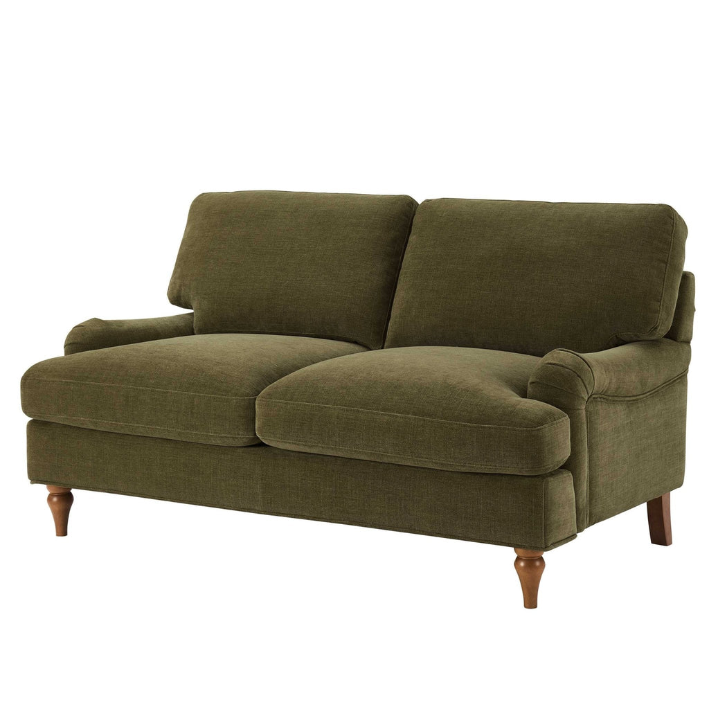 Hampshire 2 Seater Sofa - Chenille Olive - DUSK