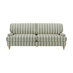 Hampshire 3 Seater Sofa - Green Stripe - DUSK