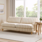 Hampshire 3 Seater Sofa - Natural Stripe - DUSK