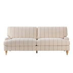 Hampshire 3 Seater Sofa - Thin Natural Stripe - DUSK