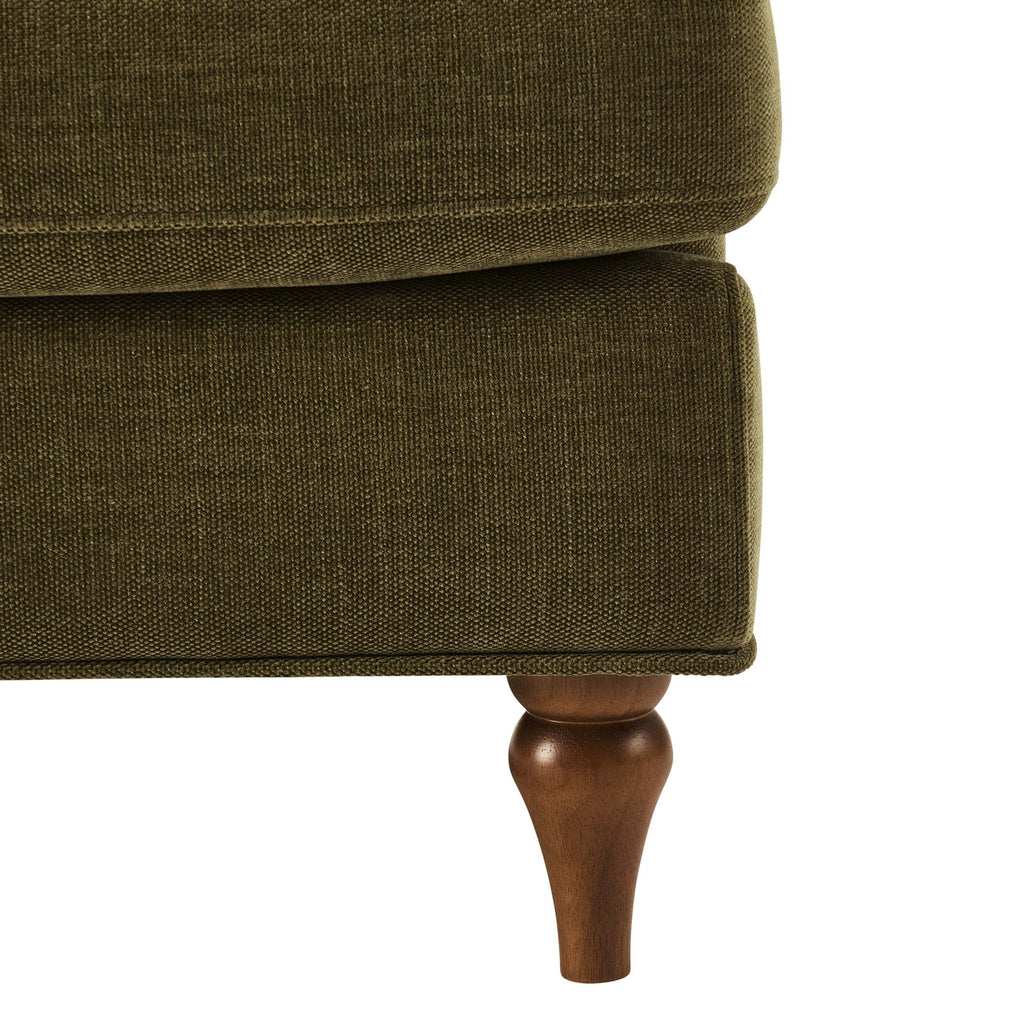 Hampshire Armchair - Chenille Olive - DUSK