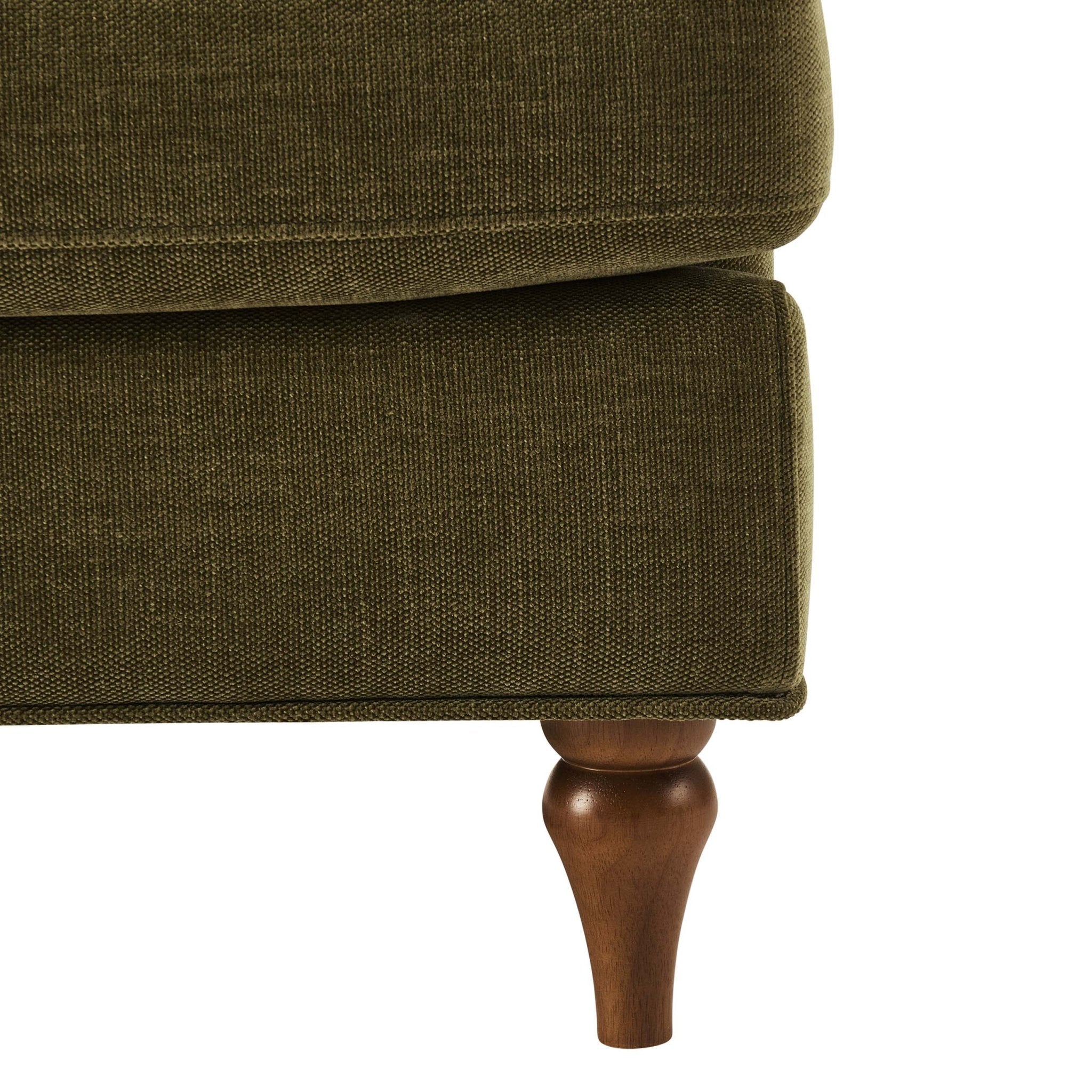 Hampshire Armchair - Chenille Olive - DUSK