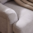 Hampshire Chenille Loveseat - Light Grey - DUSK