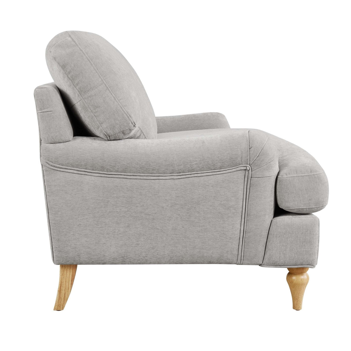 Hampshire Chenille Loveseat - Light Grey - DUSK