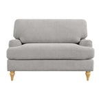 Hampshire Chenille Loveseat - Light Grey - DUSK