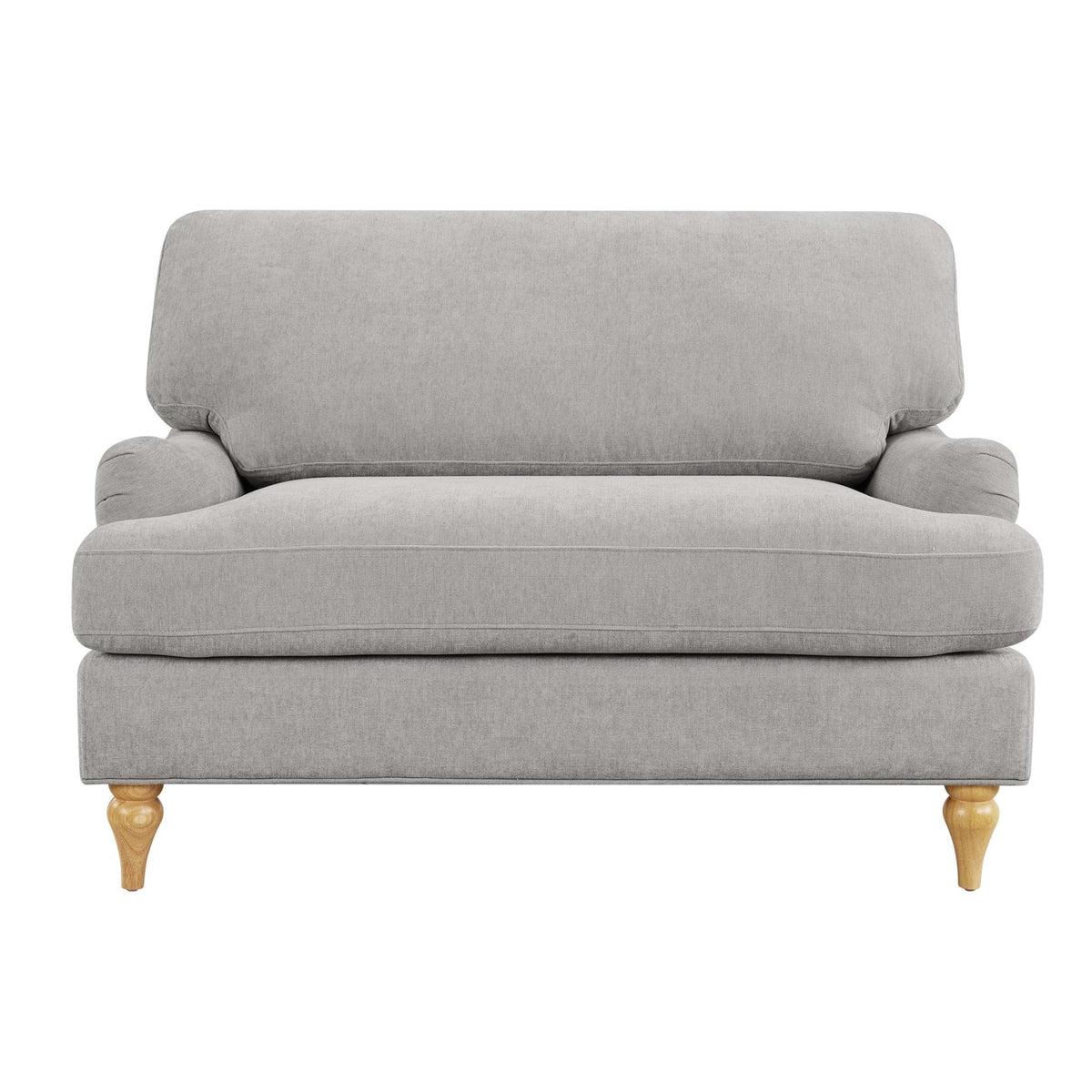 Hampshire Chenille Loveseat - Light Grey - DUSK