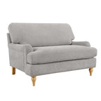 Hampshire Chenille Loveseat - Light Grey - DUSK