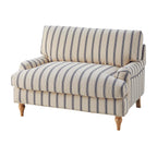 Hampshire Loveseat - Blue Stripe - DUSK