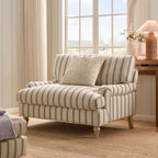 Hampshire Loveseat - Blue Stripe - DUSK