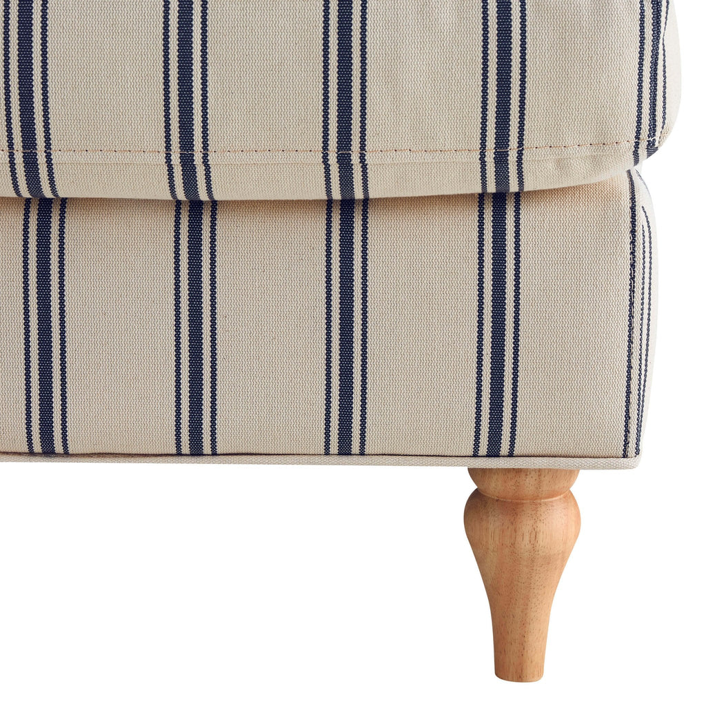 Hampshire Loveseat - Blue Stripe - DUSK