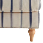 Hampshire Loveseat - Blue Stripe - DUSK