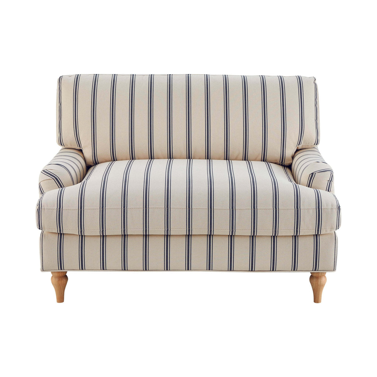 Hampshire Loveseat - Blue Stripe - DUSK
