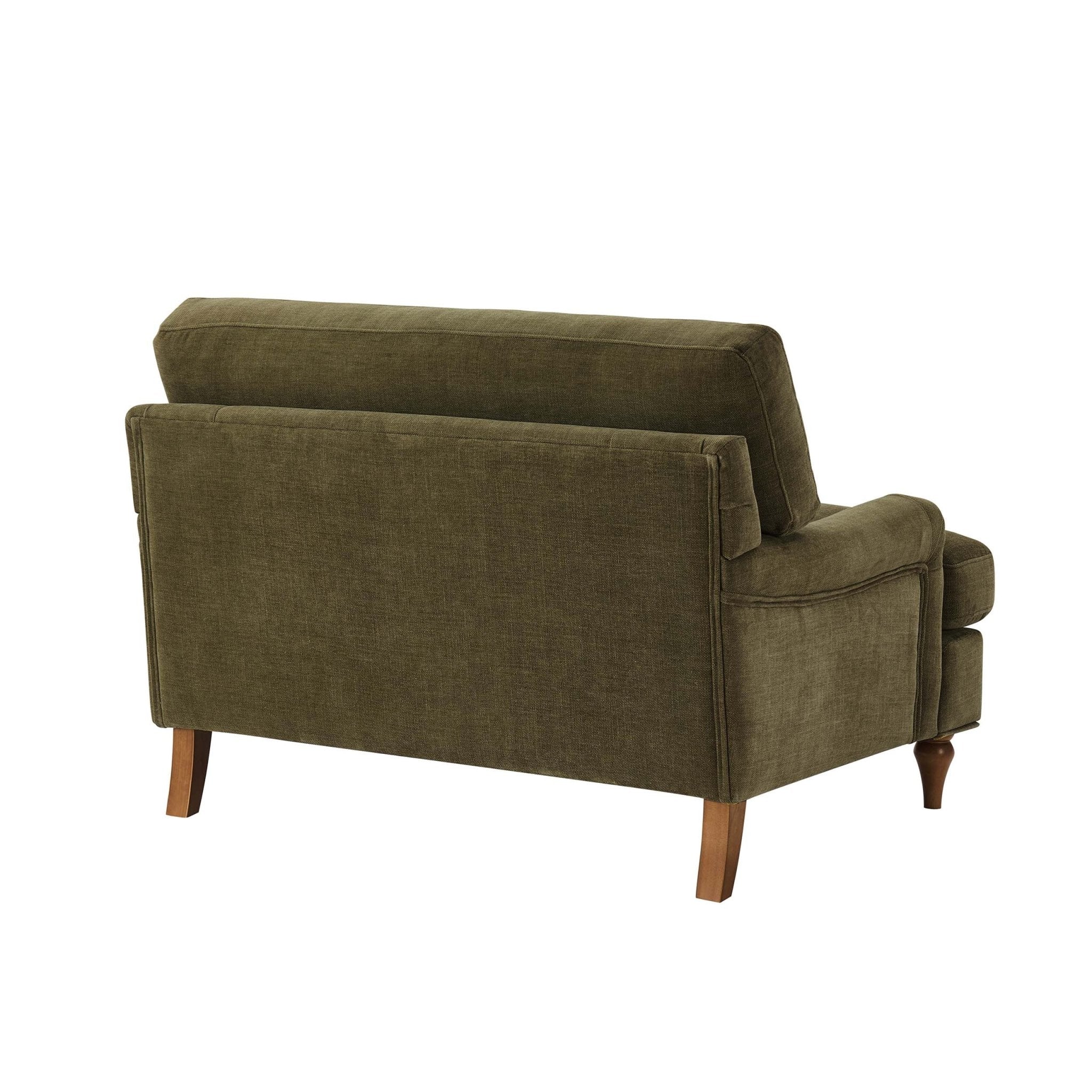Hampshire Loveseat - Chenille Olive - DUSK