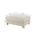 Hampshire Pouffe - Beige - DUSK