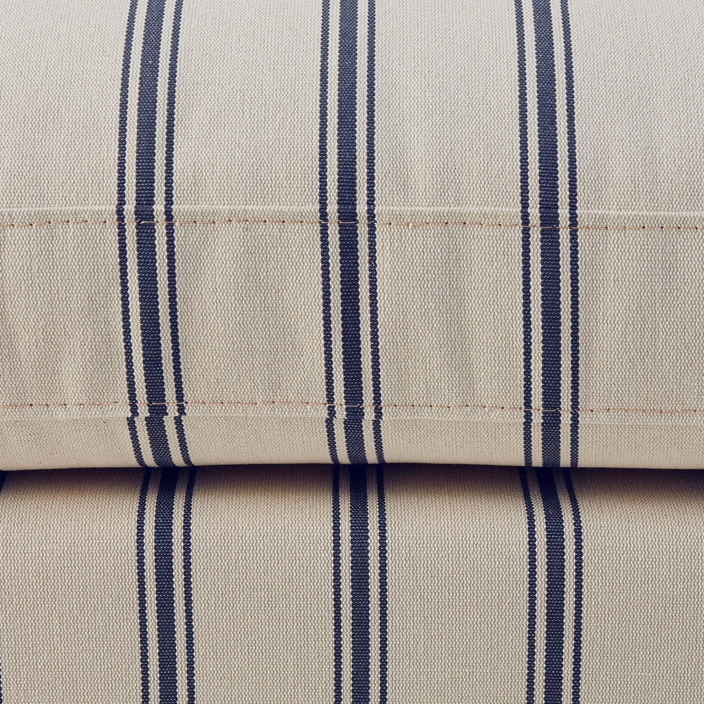 Hampshire Pouffe - Blue Stripe - DUSK
