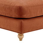 Hampshire Pouffe - Burnt Orange - DUSK