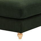 Hampshire Pouffe - Dark Olive Green - DUSK