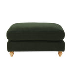 Hampshire Pouffe - Dark Olive Green - DUSK