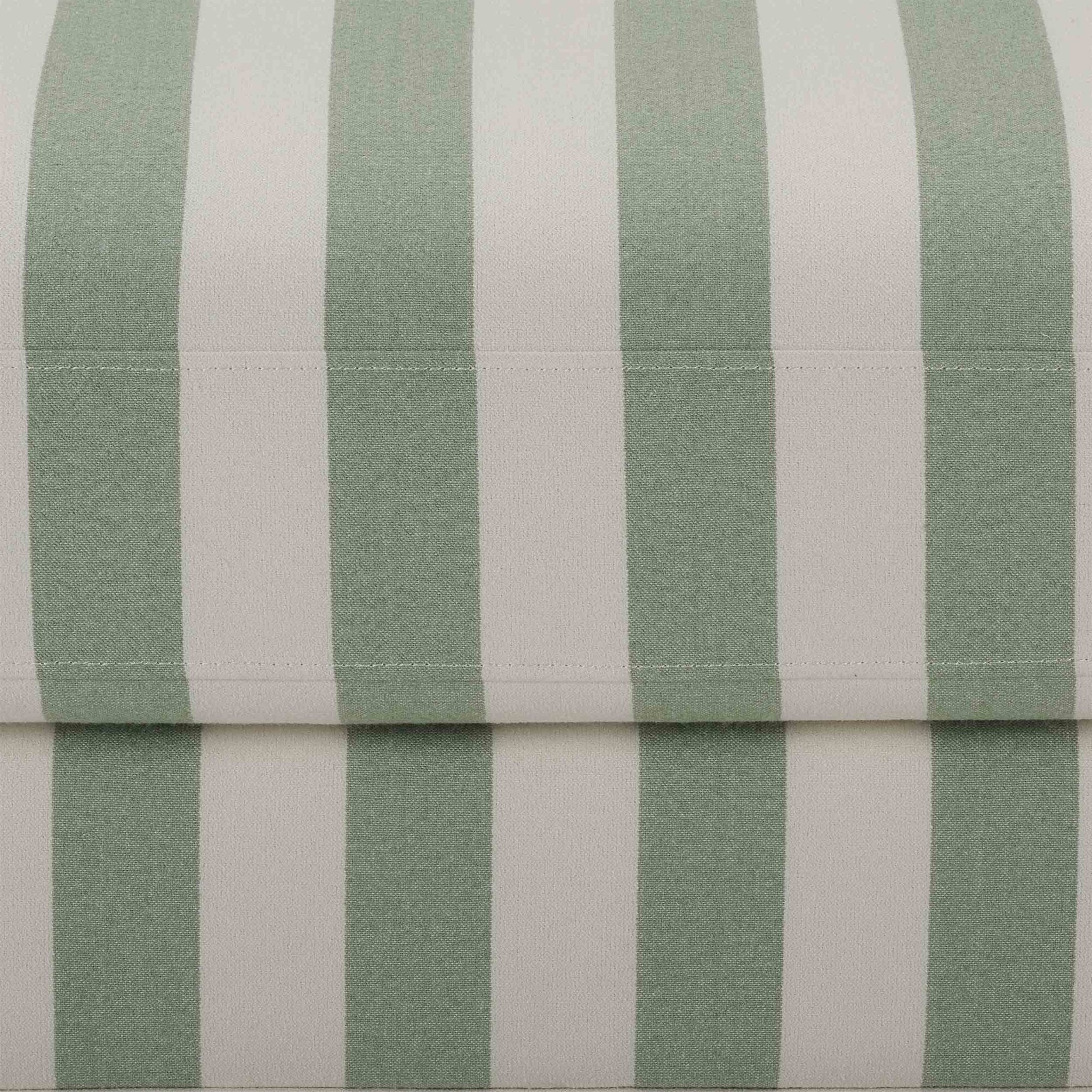 Hampshire Pouffe - Green Stripe - DUSK