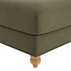 Hampshire Pouffe - Woven Green - DUSK