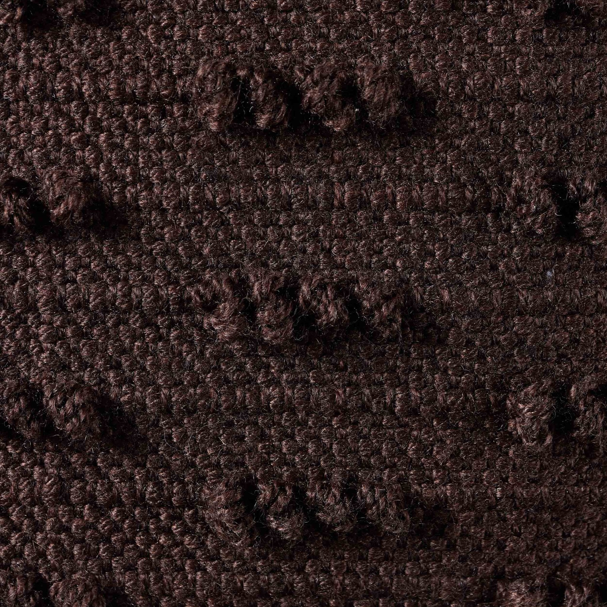 Handwoven Tufted Sofa Cushion Cover - Chocolate - DUSK