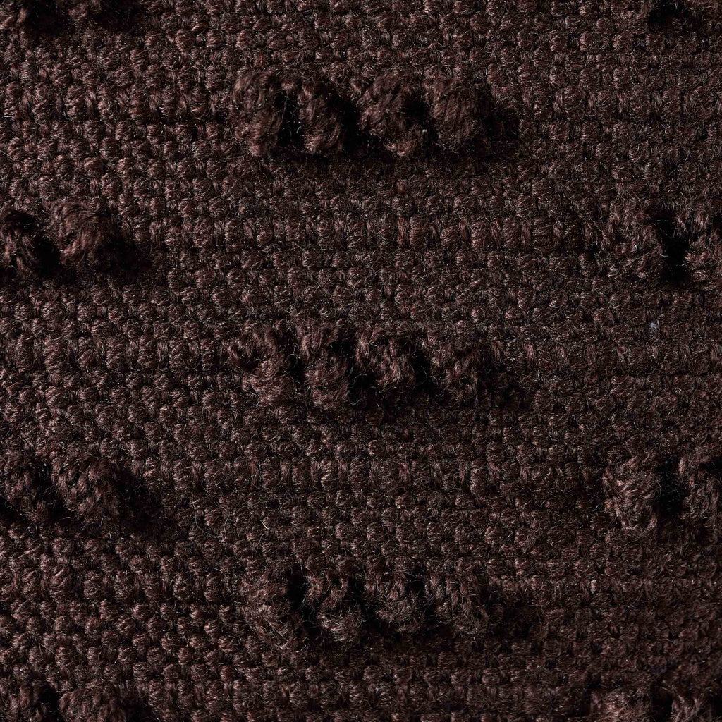 Handwoven Tufted Sofa Cushion Cover - Chocolate - DUSK