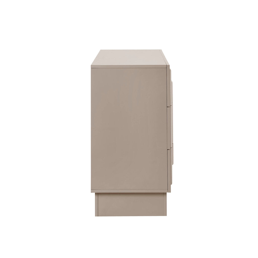 Harlow 6 Drawer Chest - Taupe - DUSK
