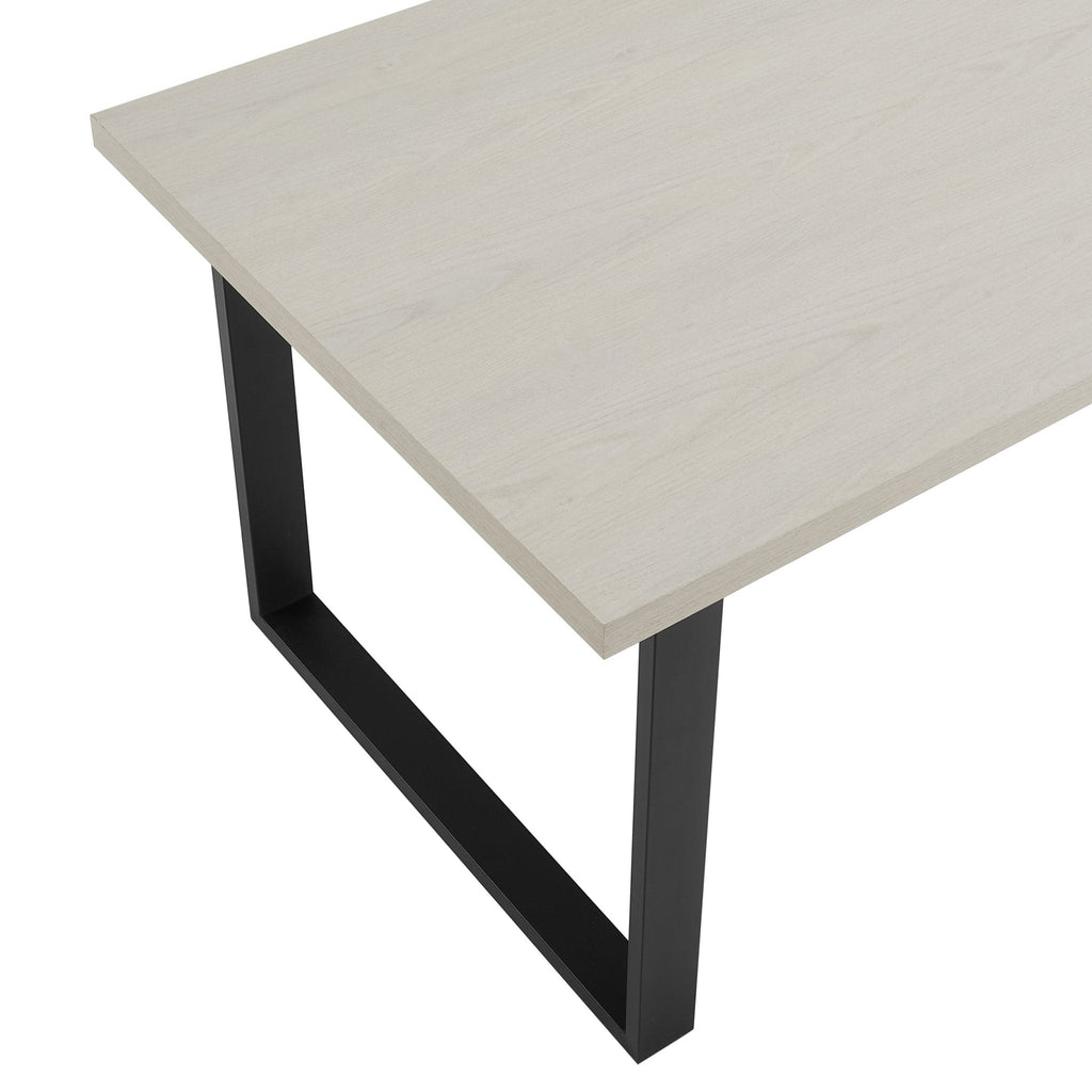 Harper 4 - 6 Seater Dining Table - Wood/Black - DUSK