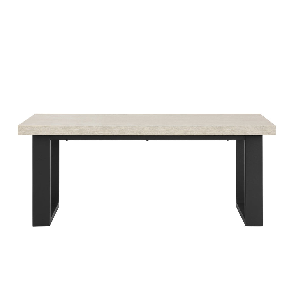 Harper Dining Bench - Wood/Black - DUSK
