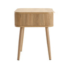 Hattie 1 Drawer Nightstand - Light Wood - DUSK
