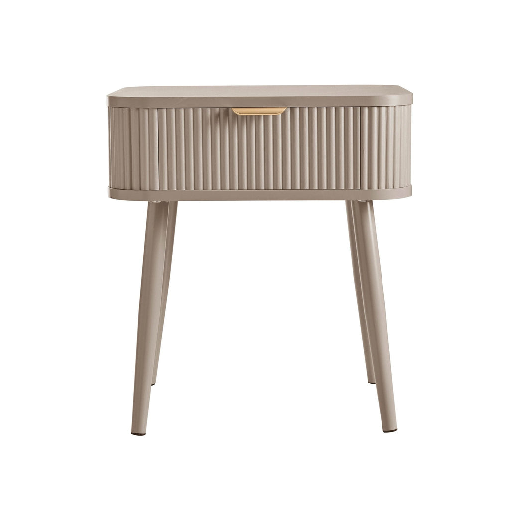 Hattie 1 Drawer Nightstand - Taupe - DUSK