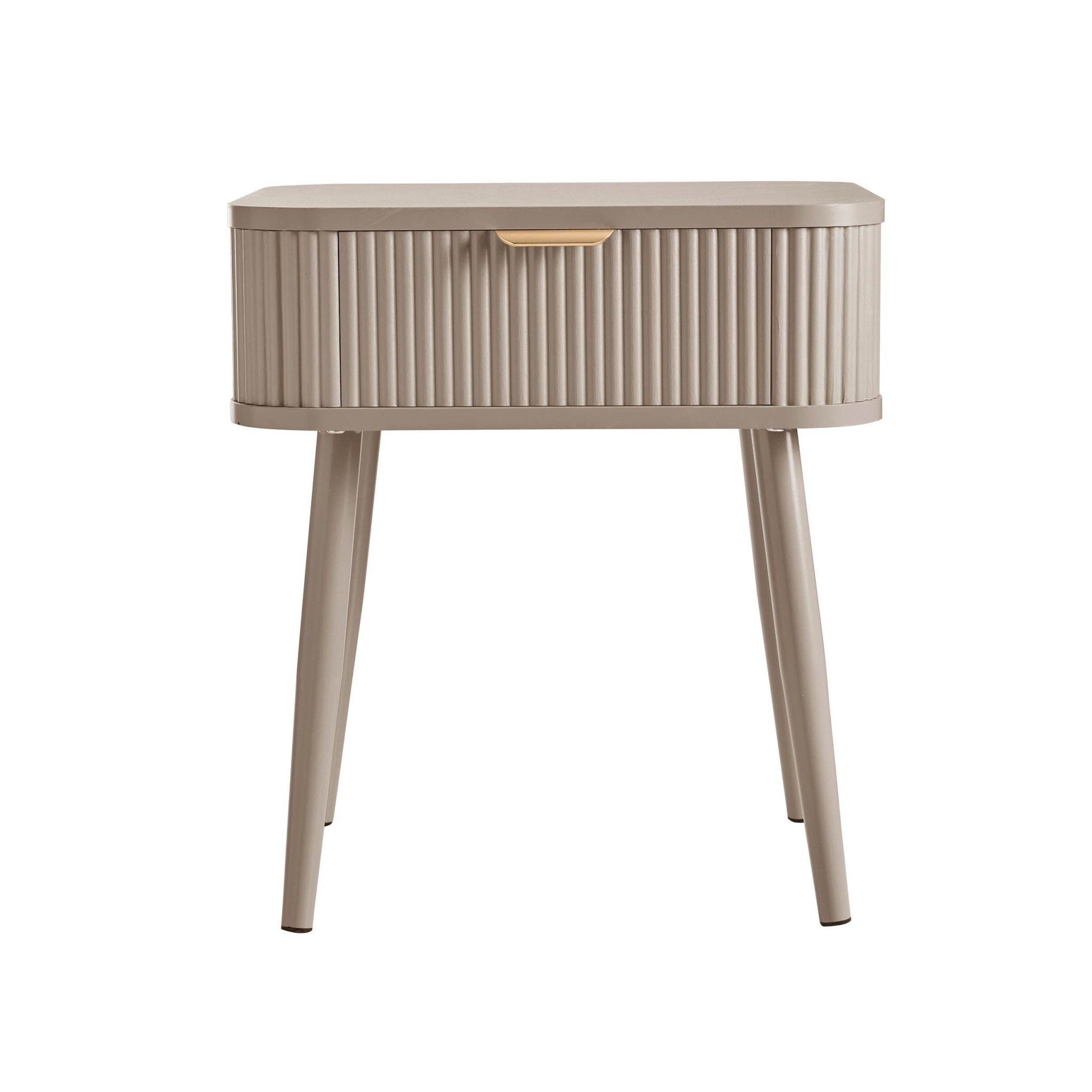 Hattie 1 Drawer Nightstand - Taupe - DUSK