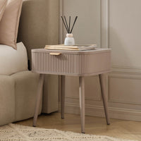 Hattie 1 Drawer Nightstand - Taupe - DUSK