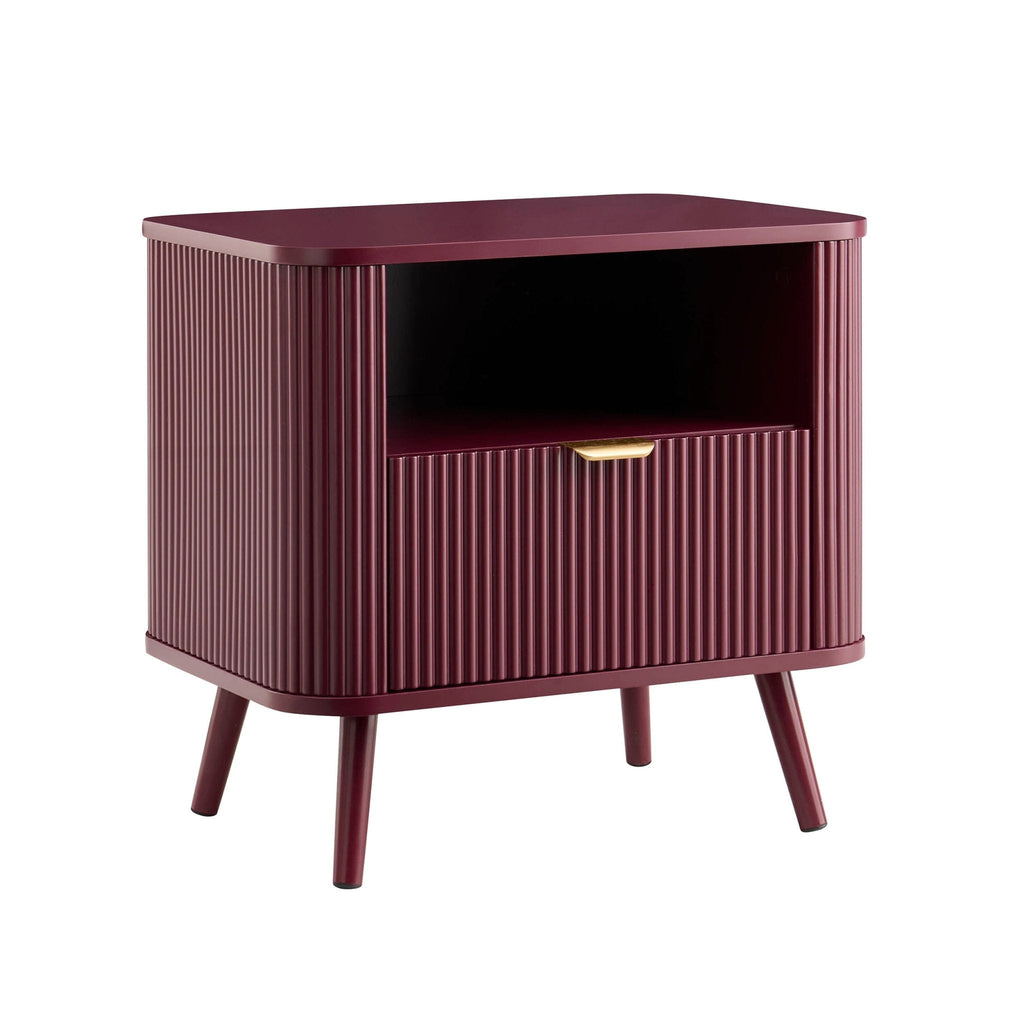 Hattie 1 Drawer Nightstand - Tawny Port - DUSK