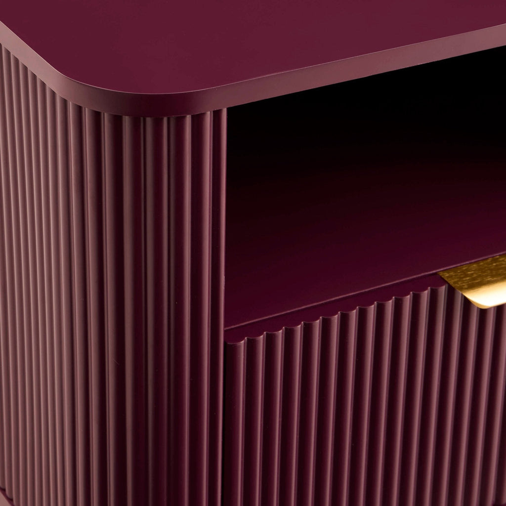 Hattie 1 Drawer Nightstand - Tawny Port - DUSK