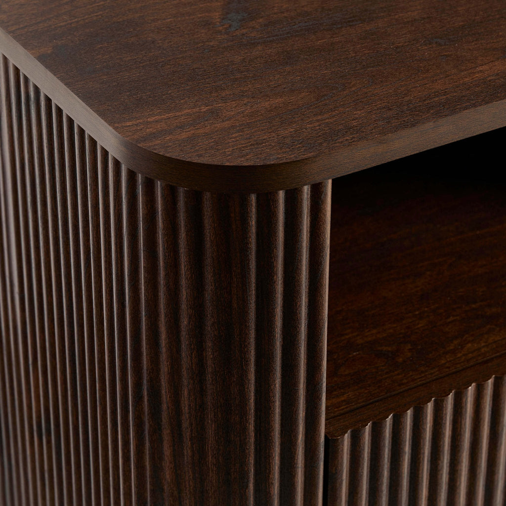 Hattie 1 Drawer Nightstand - Walnut - DUSK