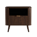 Hattie 1 Drawer Nightstand - Walnut - DUSK