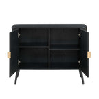 Hattie 2 Door Sideboard - Black - DUSK