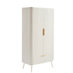 Hattie 2 Door Wardrobe - Warm White - DUSK