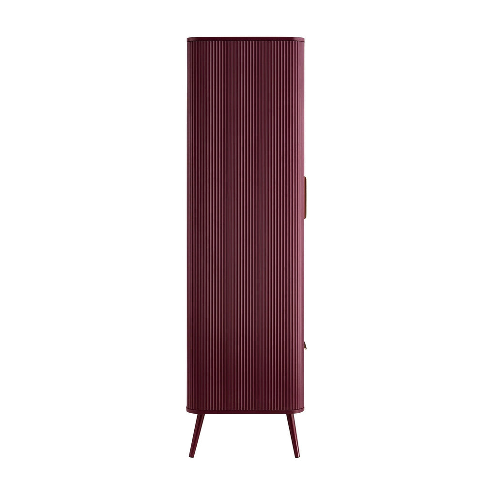 Hattie 2 Door Wardrobe with Drawer - Tawny Port - DUSK