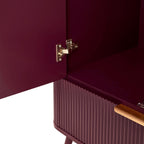 Hattie 2 Door Wardrobe with Drawer - Tawny Port - DUSK